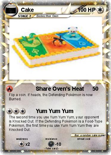 Pokemon Cake