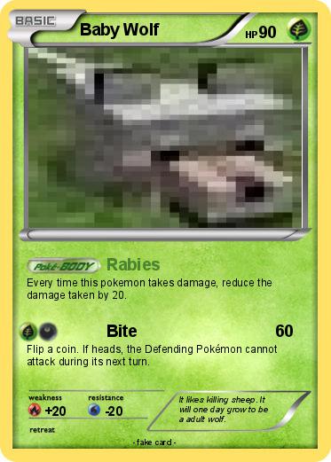 Pokemon Baby Wolf