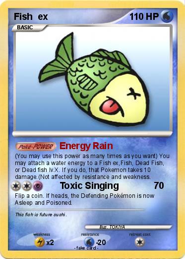 Pokemon Fish  ex