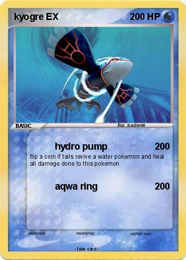 Pokemon kyogre EX