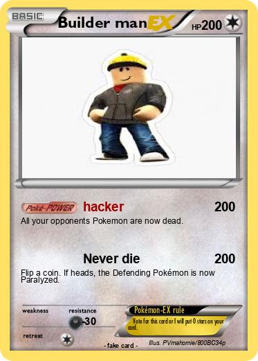 Pokemon Builder man