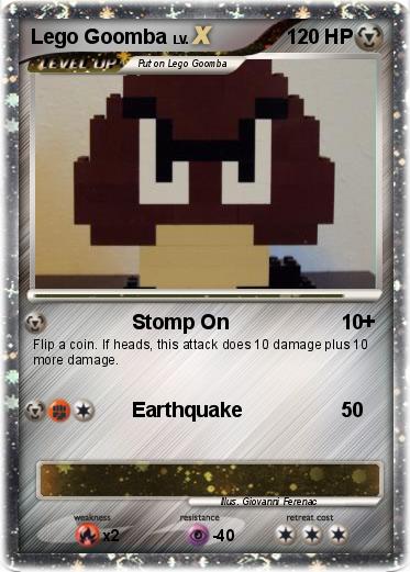 Pokemon Lego Goomba