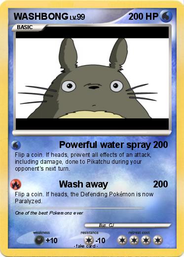 Pokemon WASHBONG