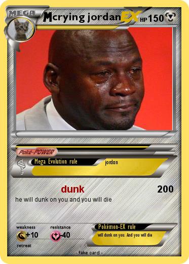Pokemon crying jordan