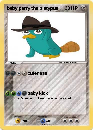 Pokemon Baby Perry The Platypus 3