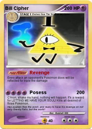 Pokemon Bill Cipher