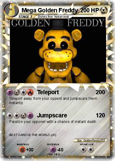 Pokemon Mega Golden Freddy