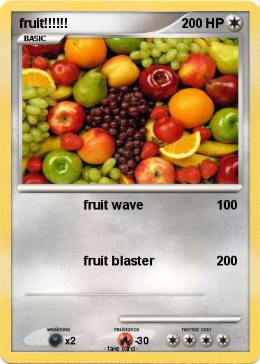 Pokemon fruit!!!!!!