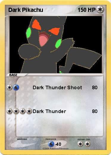 Pokemon Dark Pikachu