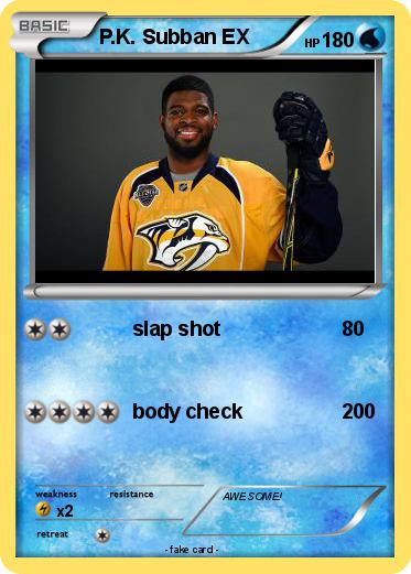 Pokemon P.K. Subban EX