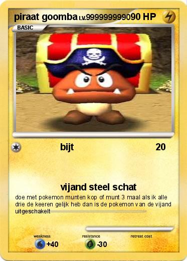Pokemon piraat goomba