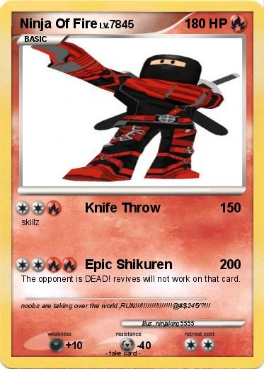 Pokemon Ninja Of Fire