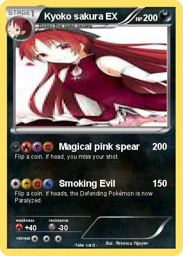 Pokemon Kyoko sakura EX