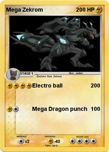 Pokemon Mega Zekrom