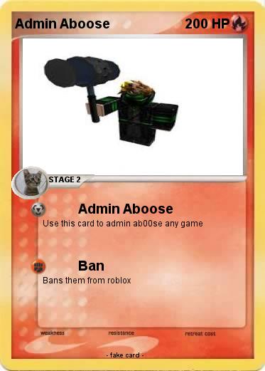 Pokemon Admin Aboose
