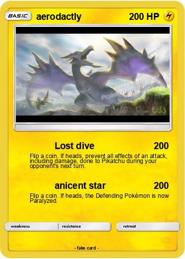 Pokemon aerodactly