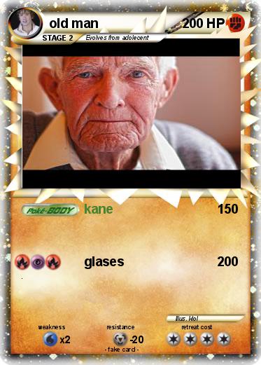 Pokemon old man