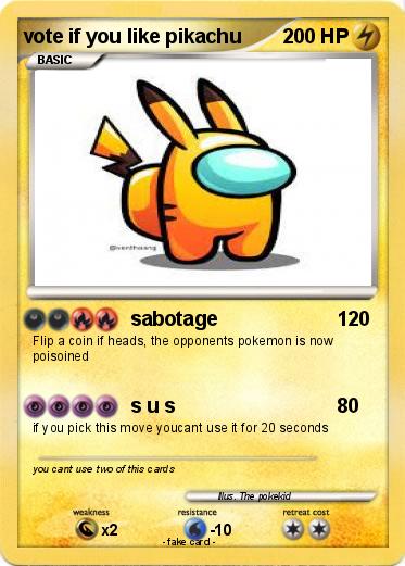 Pokemon vote if you like pikachu
