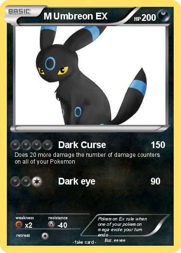 Pokemon M Umbreon EX