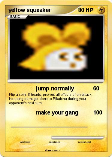 Pokemon yellow squeaker