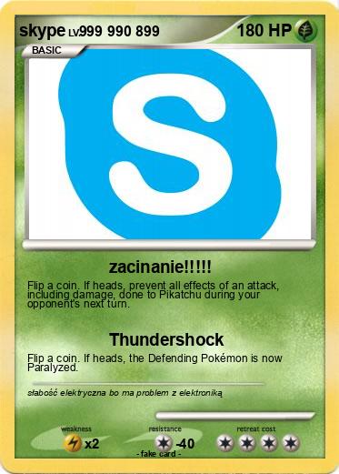 Pokemon skype
