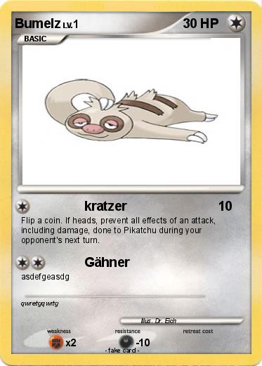 Pokemon Bumelz