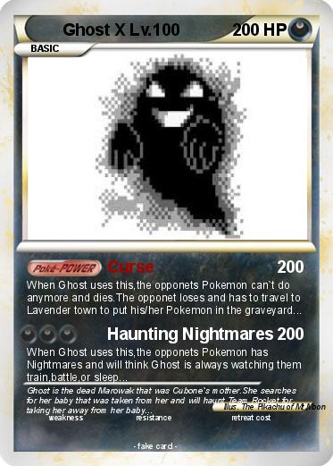 Pokemon Ghost X Lv.100