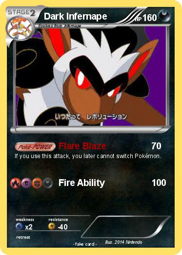 Pokemon Dark Infernape