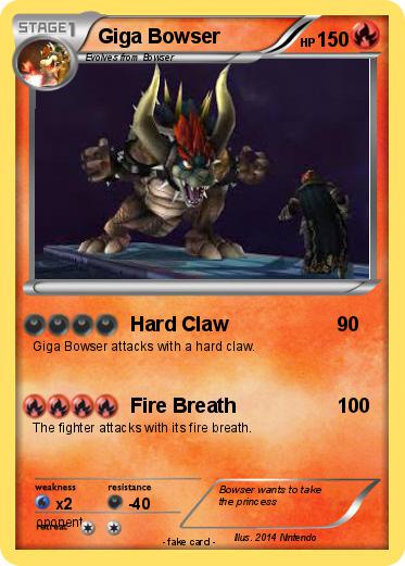 Pokemon Giga Bowser