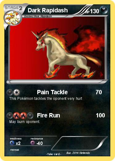 Pokemon Dark Rapidash