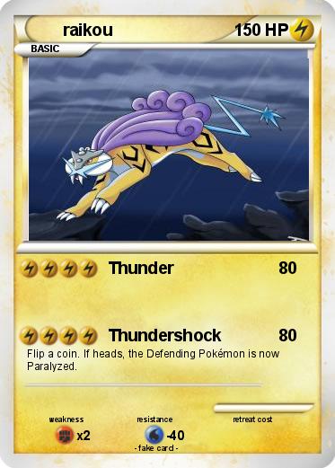Pokemon raikou