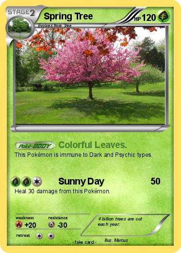 Pokemon Spring Tree