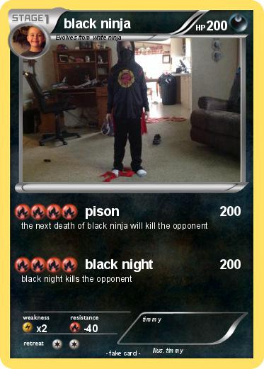 Pokemon black ninja