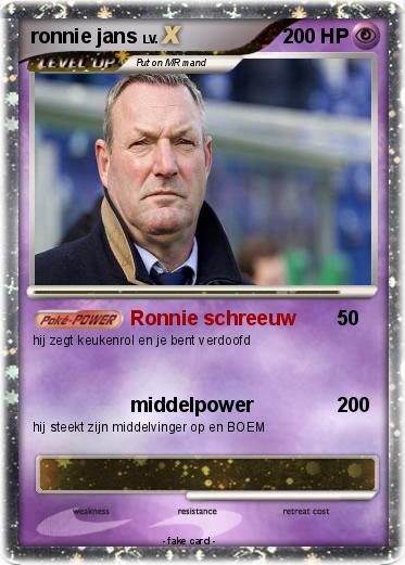 Pokemon ronnie jans