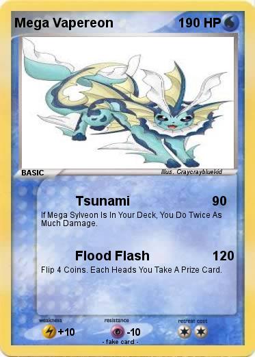 Pokemon Mega Vapereon