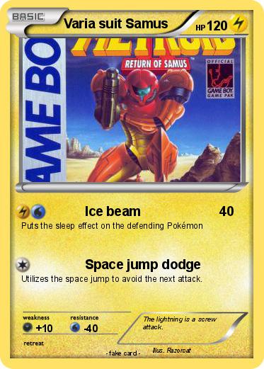 Pokemon Varia suit Samus