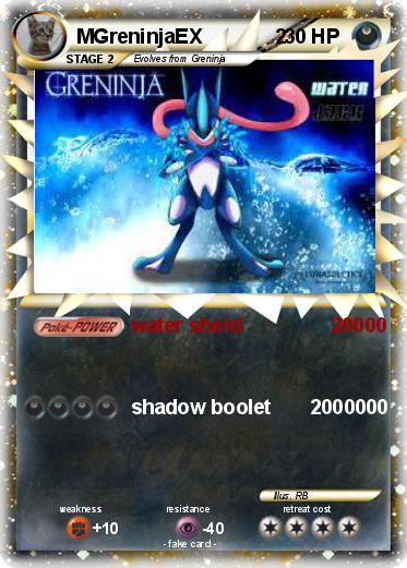 Pokemon MGreninjaEX             2