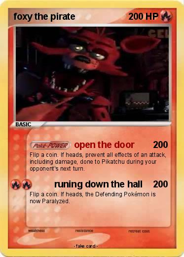 Pokemon foxy the pirate