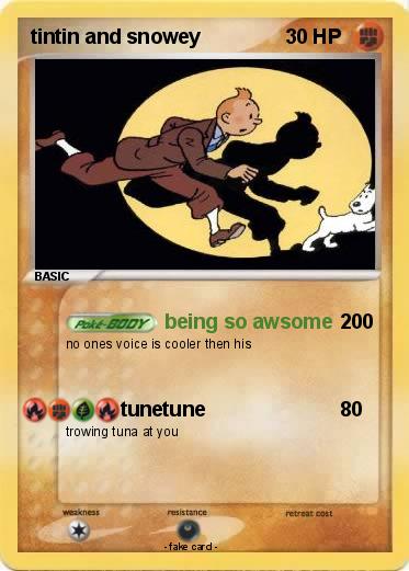 Pokemon tintin and snowey
