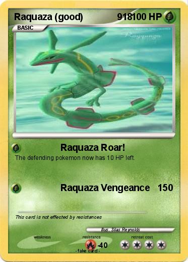 Pokemon Raquaza (good)             918