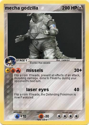 Pokemon mecha godzilla