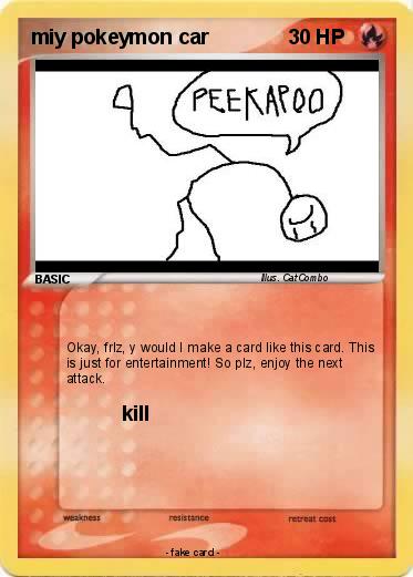 Pokemon miy pokeymon car
