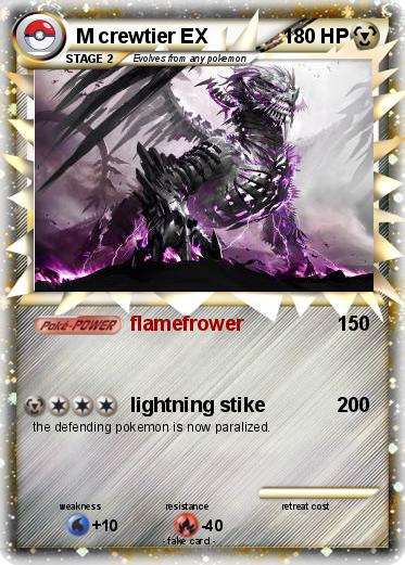 Pokemon M crewtier EX