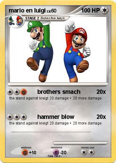 Pokemon mario en luigi