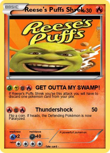 Pokemon Reese's Puffs Shrek