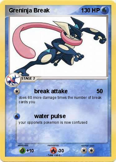 Pokemon Greninja Break