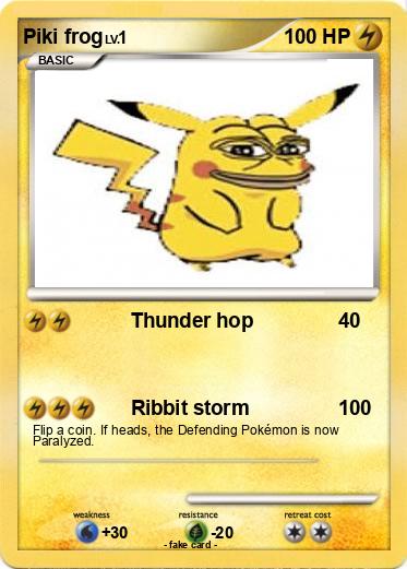 Pokemon Piki frog