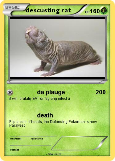 Pokemon descusting rat