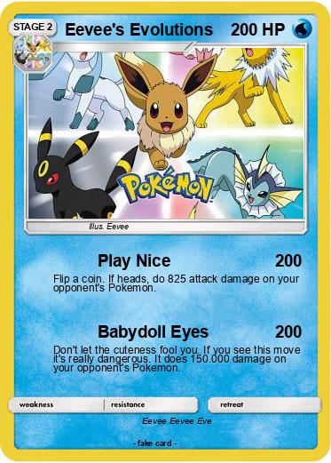 Pokemon Eevee's Evolutions
