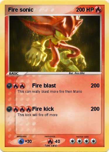 Pokemon Fire sonic